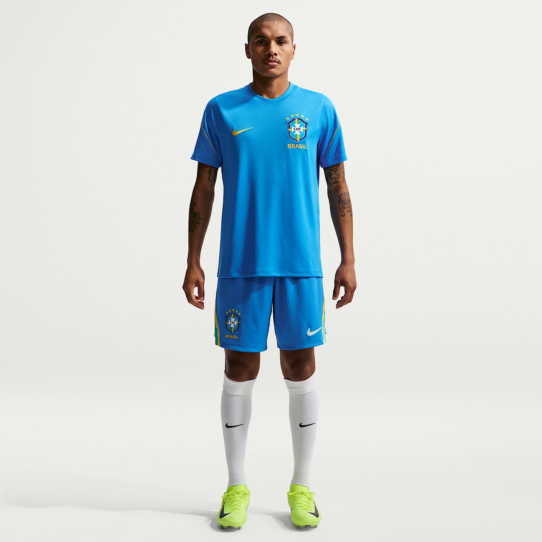 Brazil 2026 Stadium Home Men's Nike Dri-FIT Soccer Replica Shorts